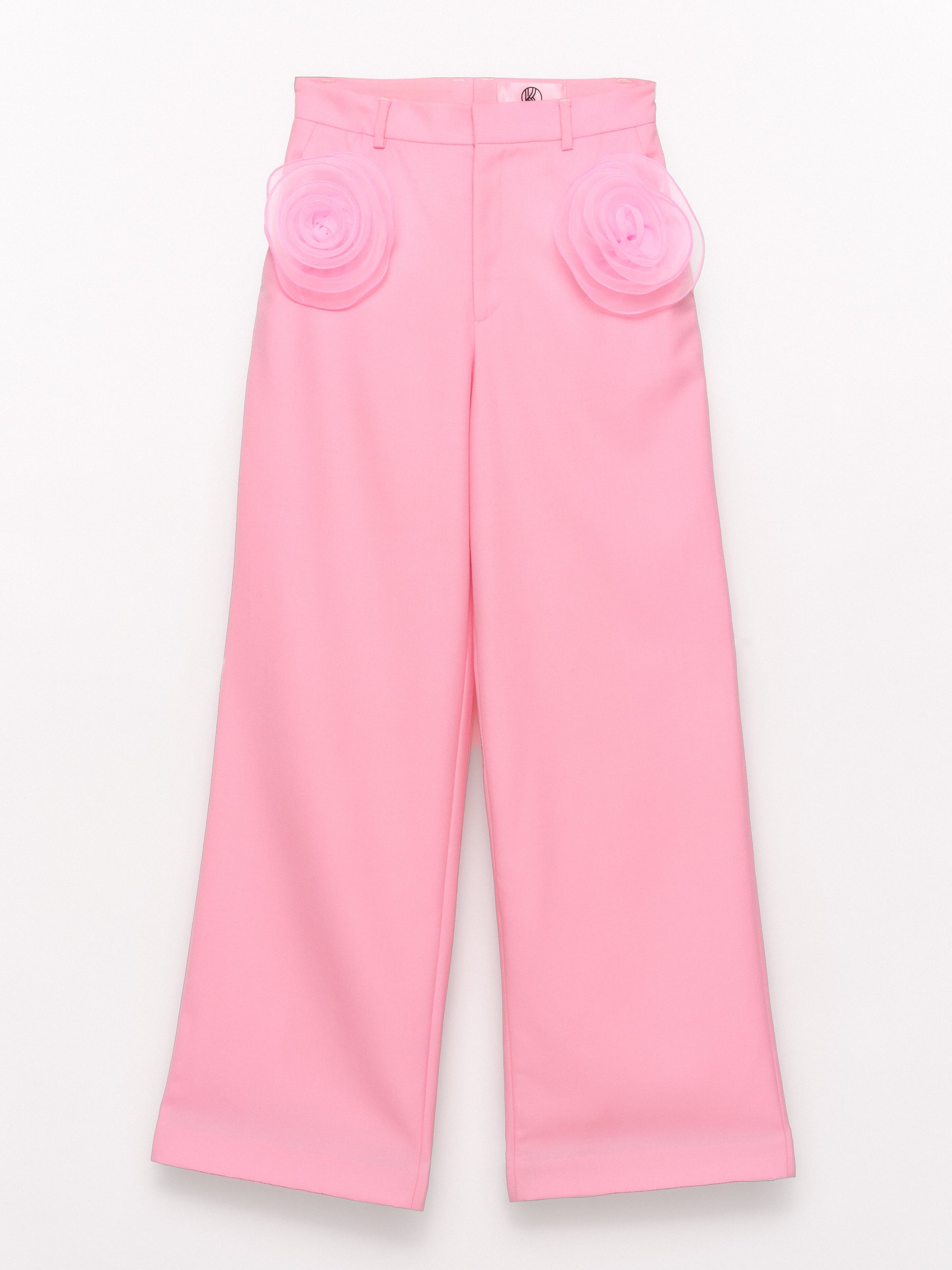 Floral Straight-leg trousers