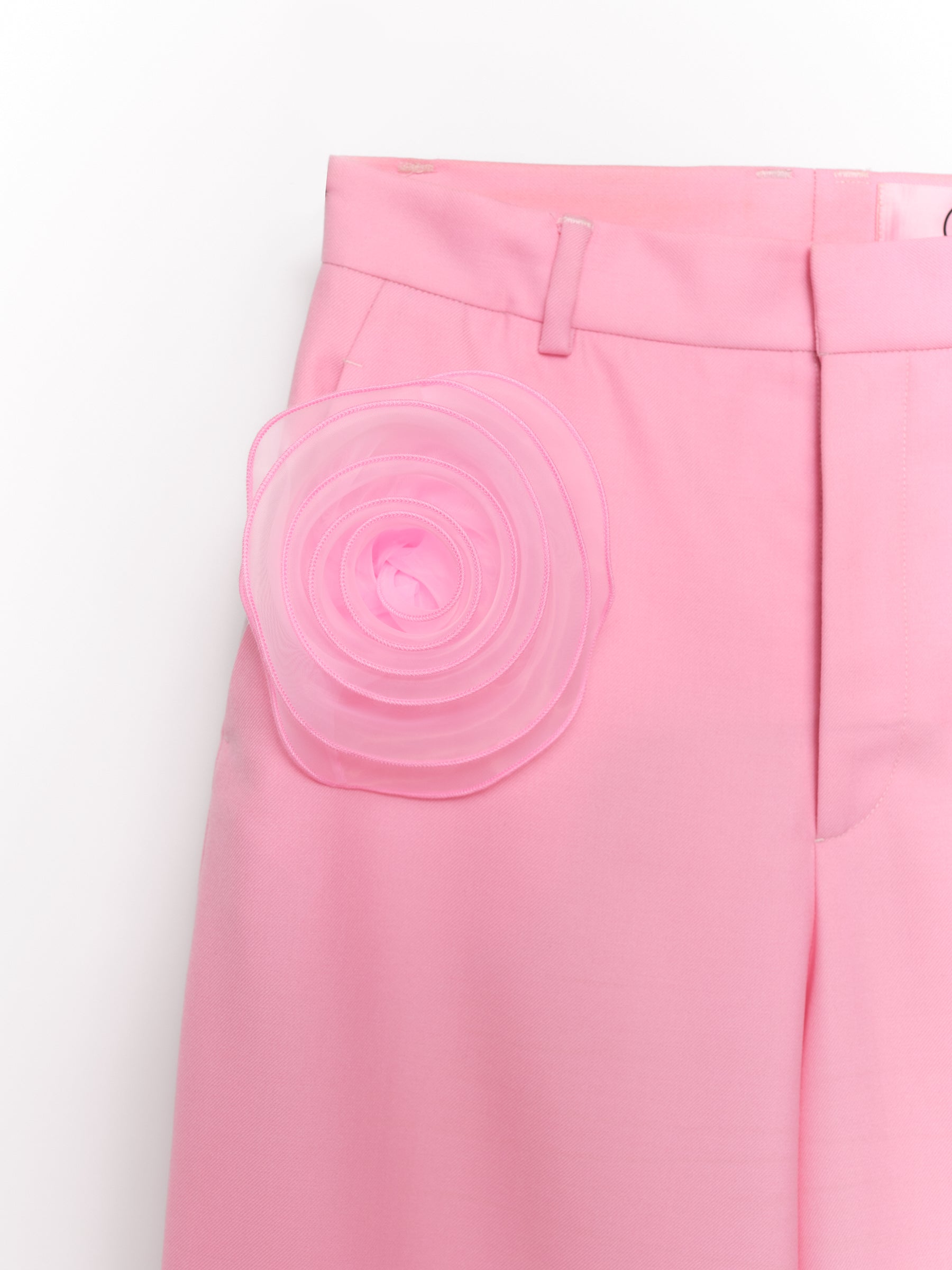 Floral Straight-leg trousers